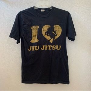 Pony Club Grappling Gear I <3 Jiu Jitsu T-shirt Size S